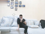 【精品国产 】牛仔裤妹子，蹲着口交嫌弃口活不好不干了